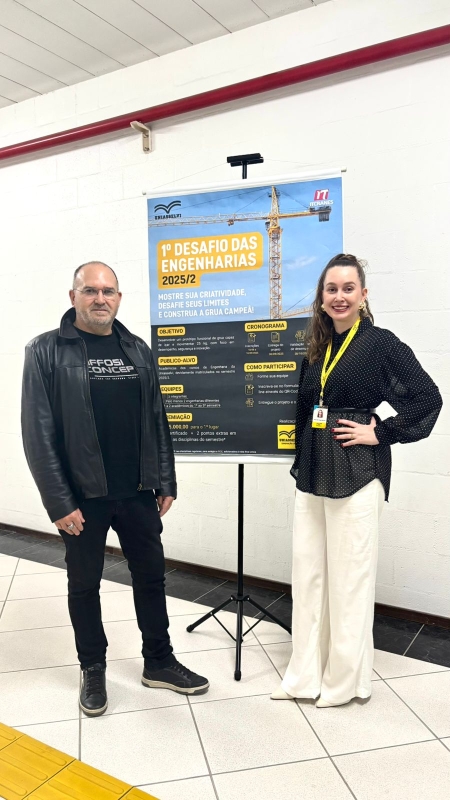 IT Cranes é patrocinadora oficial do 1º Desafio de Engenharia da UNIASSELVI
